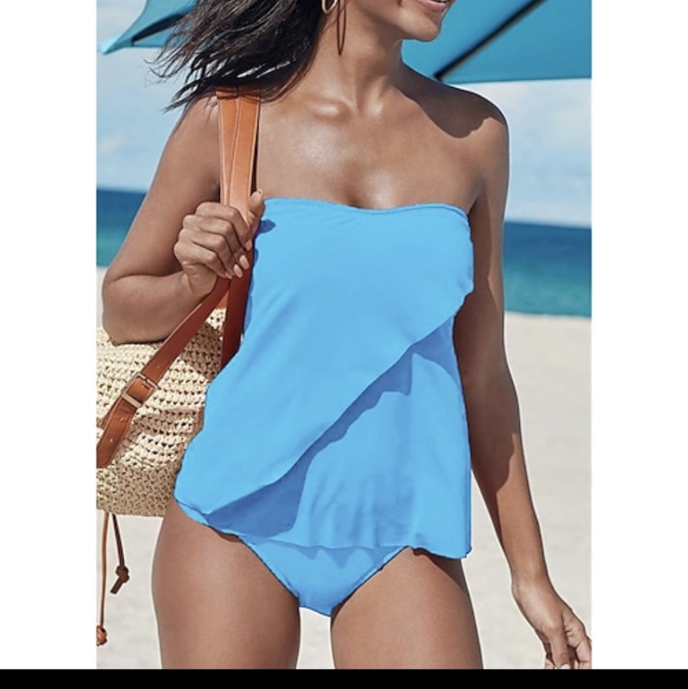 Light blue tankini, size L New in bag